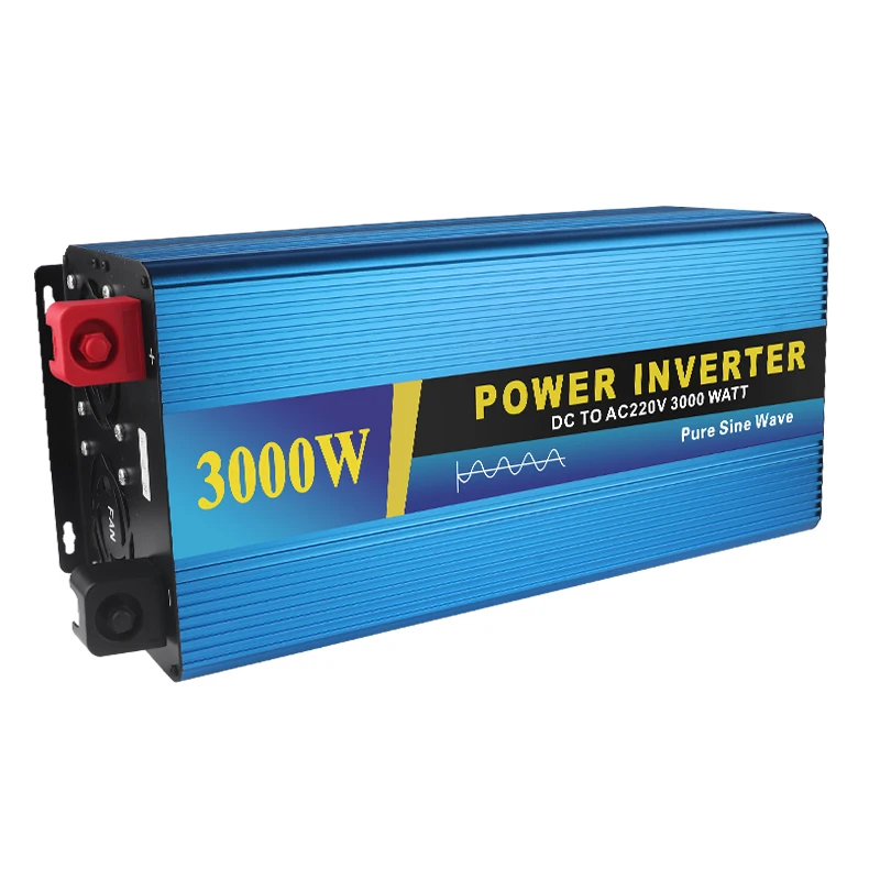 3000W fully power Pure Sine Wave  12V 24V To 220V AC Converter Inverter power inverter
