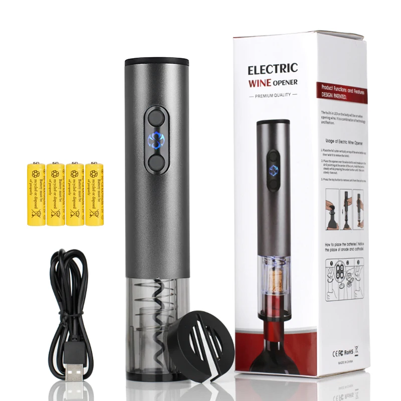 The Most Sold Portable Rechargeable Electric Wine Opener Unique Products Corkscrew