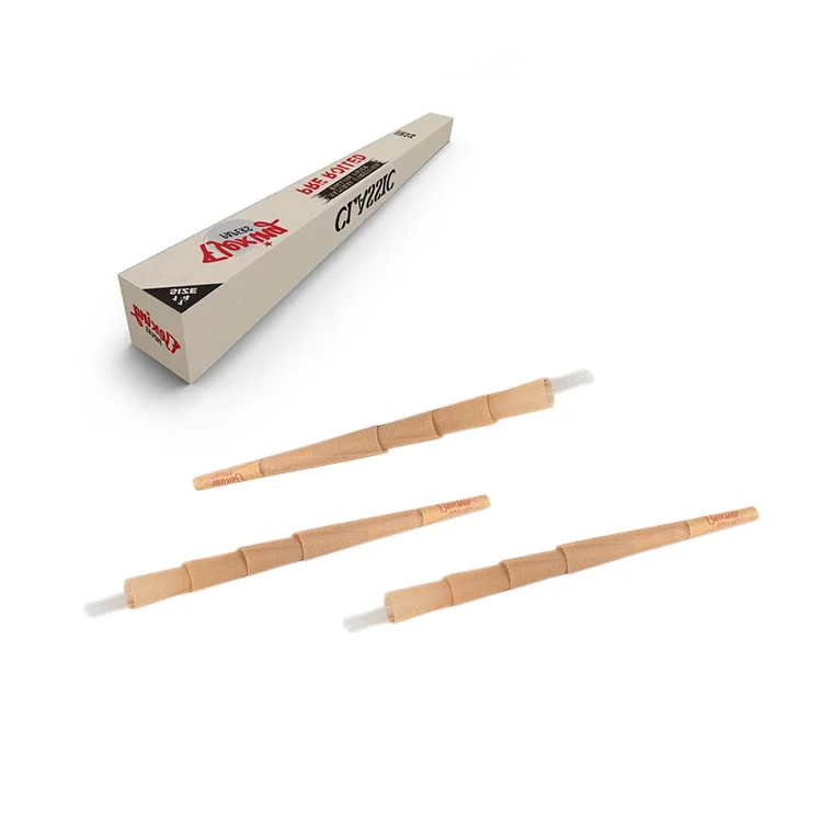 Flexing papers 1 1/4 size 78 mm brown Pre Rolled Cones-3 pieces