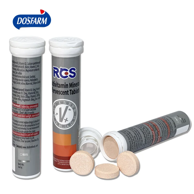 OEM ODM Multivitamin Mineral Effervescent Tablets Dietary Supplements Manufacturers