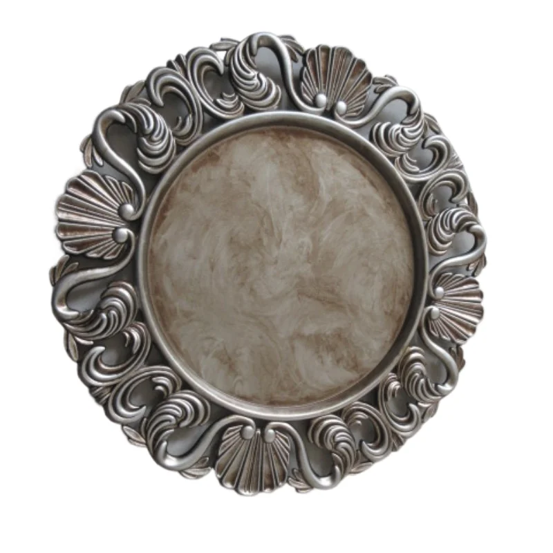 13 inch Modern Design PP Plastic round Charger Plate Set High Quality Ins Style Dish Weddings Restaurants Parties Home