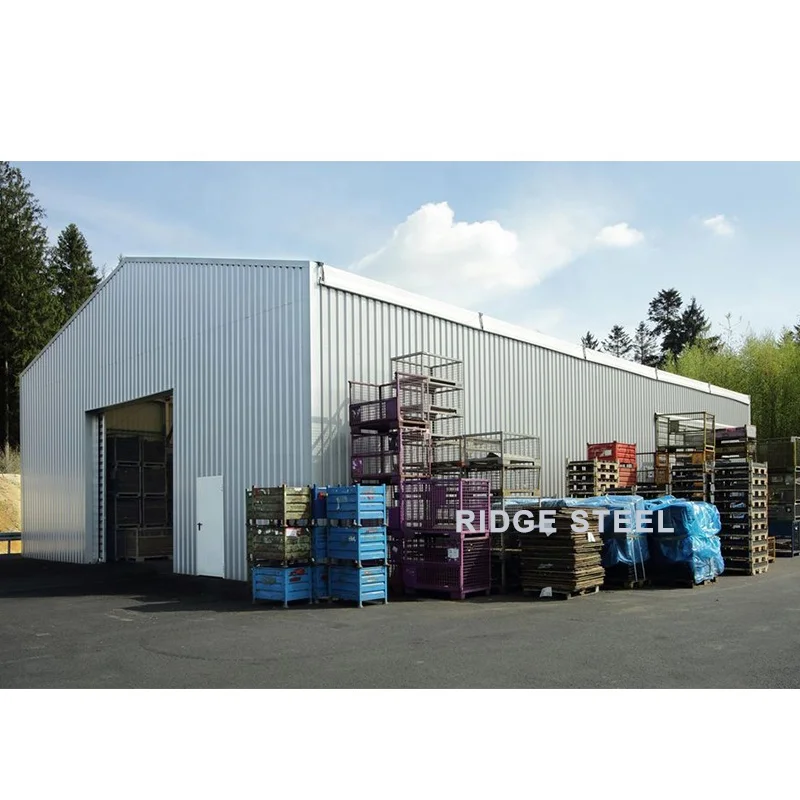 Customized Design Prefabricated Steel Structure Building At Low Cost Office Shopping Hall Workshop Warehouse