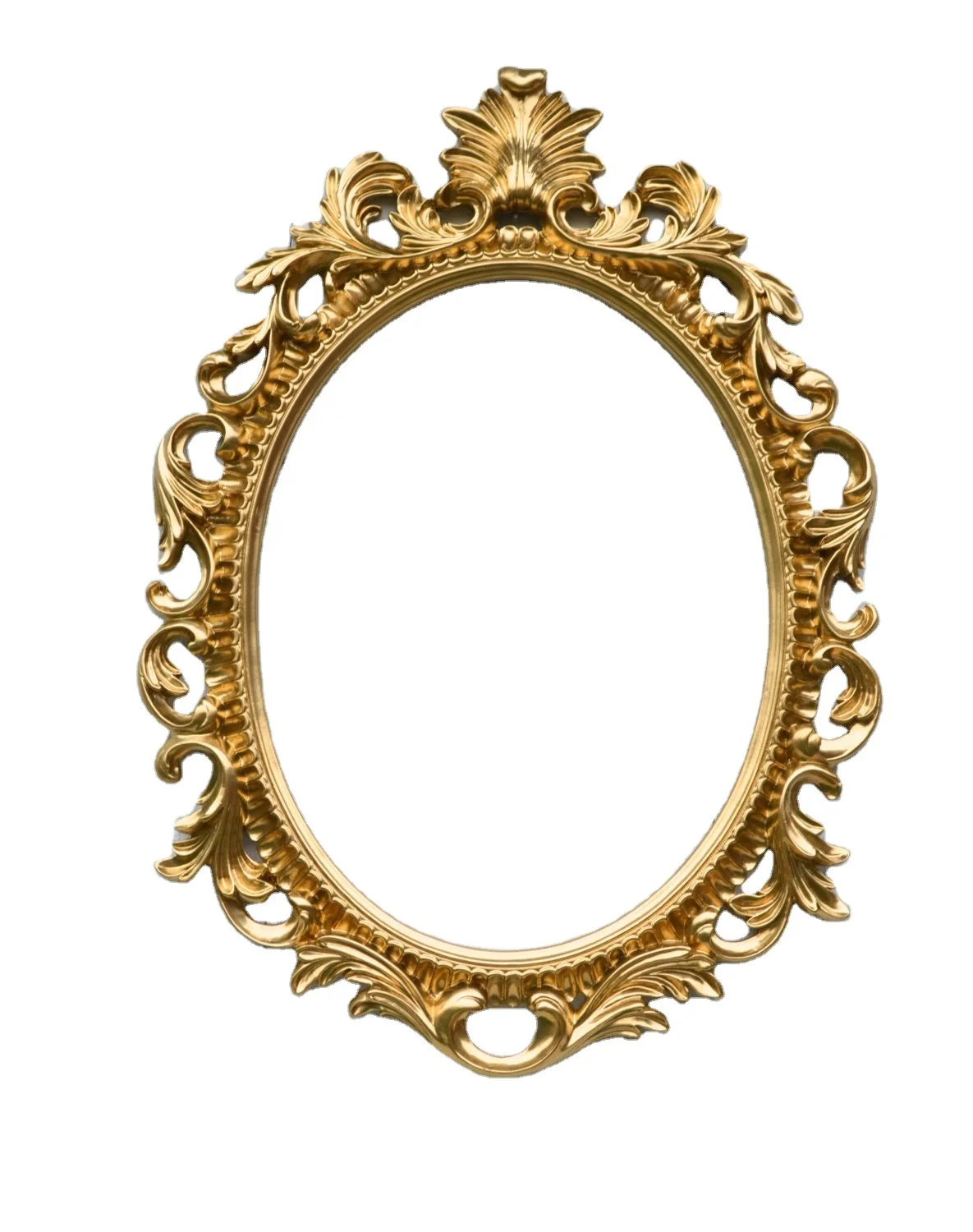 Artificial Distressed Decorative Hanging Sunburst Mirror Resin Frame Wall Mirror Sculpture Pattern Home Decoration Paint