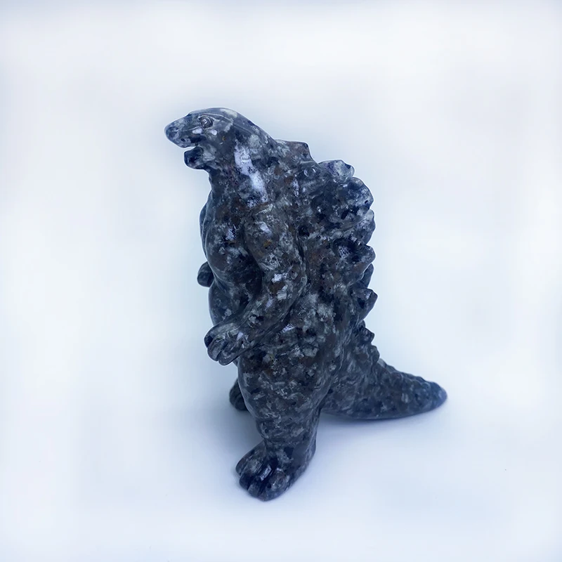 wholesale factory hot sale  godzilla carvings high quality yooperlight crystal godzilla  crystal godzilla for gifts