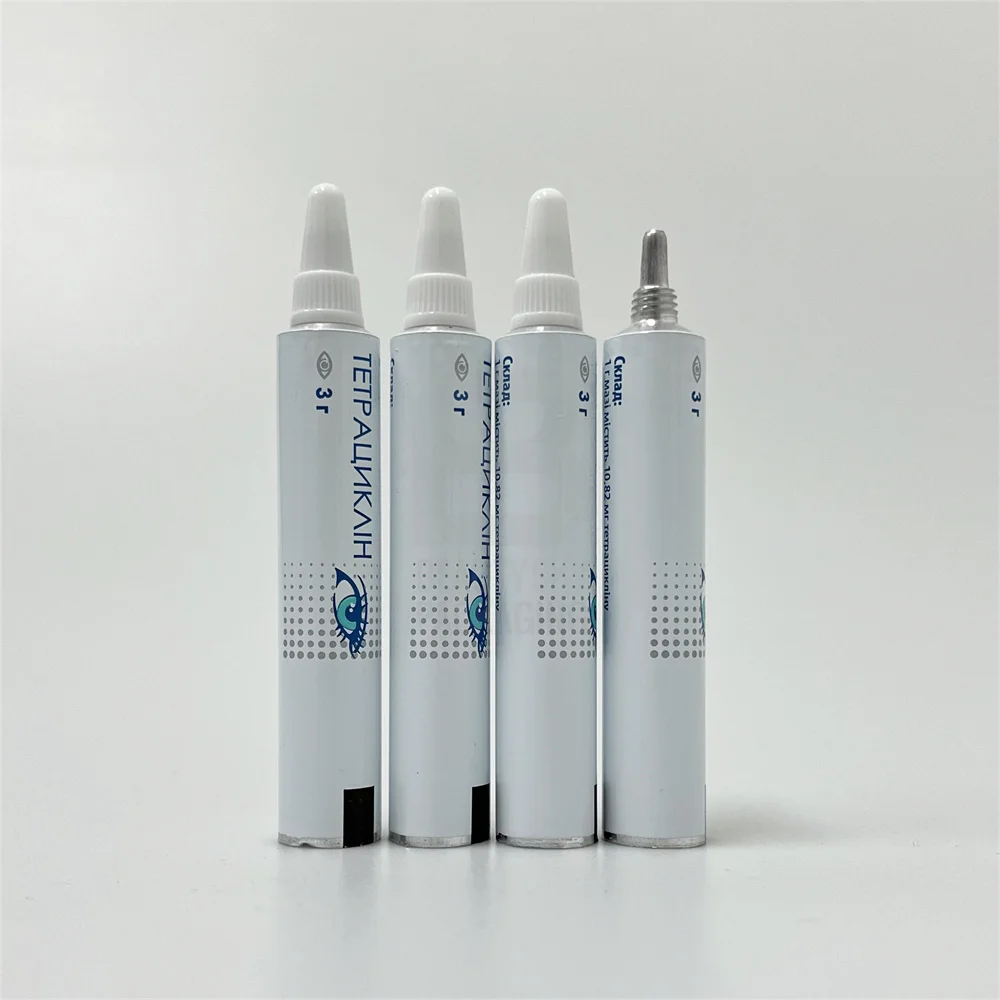 15ml 20ml 25ml 30ml pharmaceutical Squeeze Collapsible Aluminum tubes