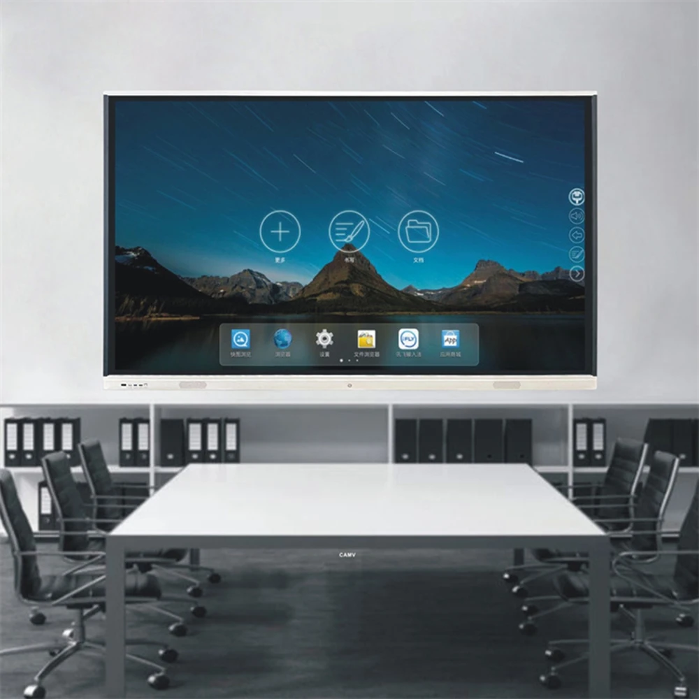 55 65 75 inch school smart education whiteboard interactive education display conference