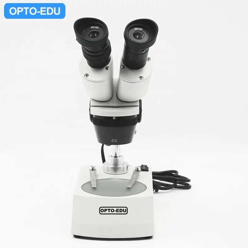 OPTO-EDU A22.1504-C 2x/4x Stereoscopic Binocular Stereo Microscope