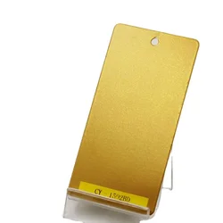 Rose Gold Metallic Powder Coatings Powder Candy Gold Yellow Coating Spray Paint for Outdoor Polyester Powder Coatings