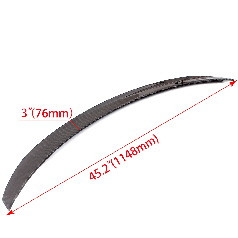 Hot Sell Carbon Fiber Forged Carbon Rear Trunk Spoiler Wing for Model 3 2021 2022 2023