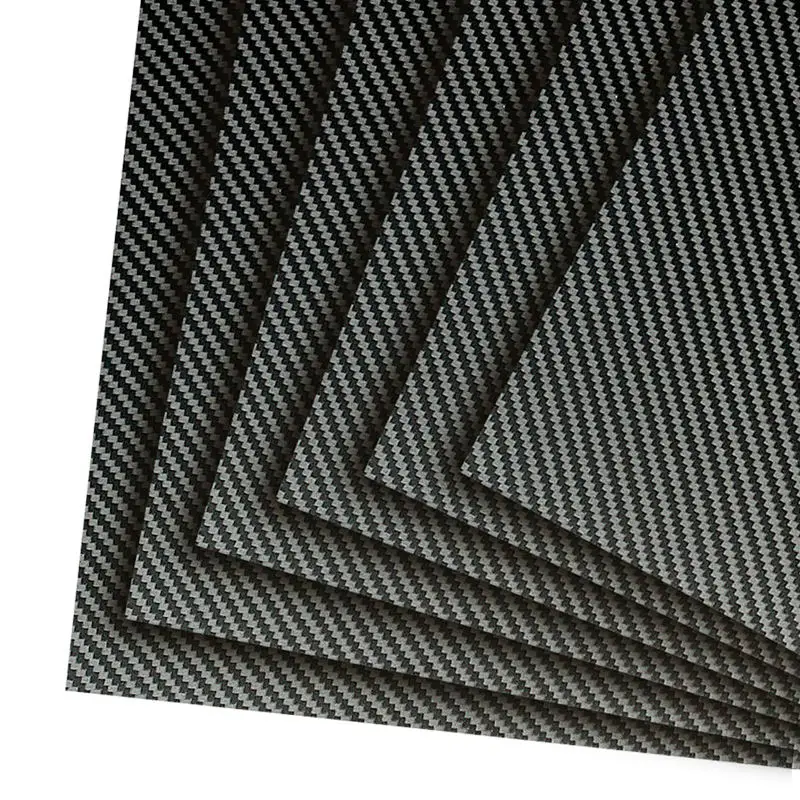 Wholesale high-quality carbon fiber OEM high-strength 100% 3K carbon fiber plain or matte carbon plate in Chinese factories