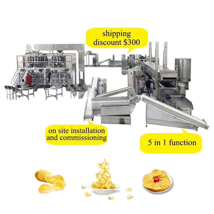 AICN fully automatic pringles potato chips snack machinery potato chips production line