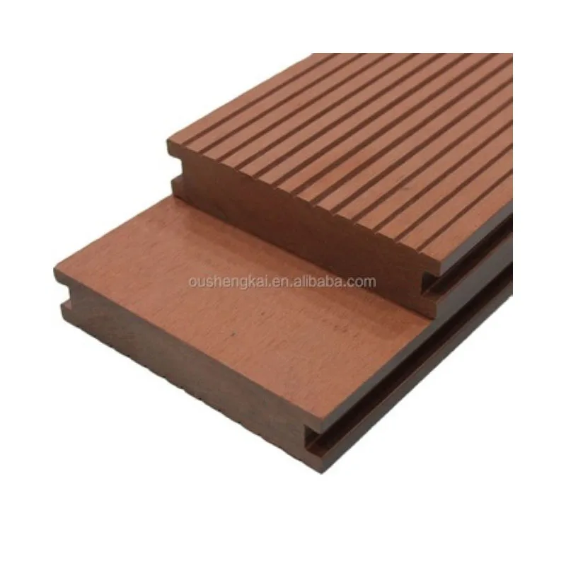 WPC garden house outdoor deking floor hot sale solid floor