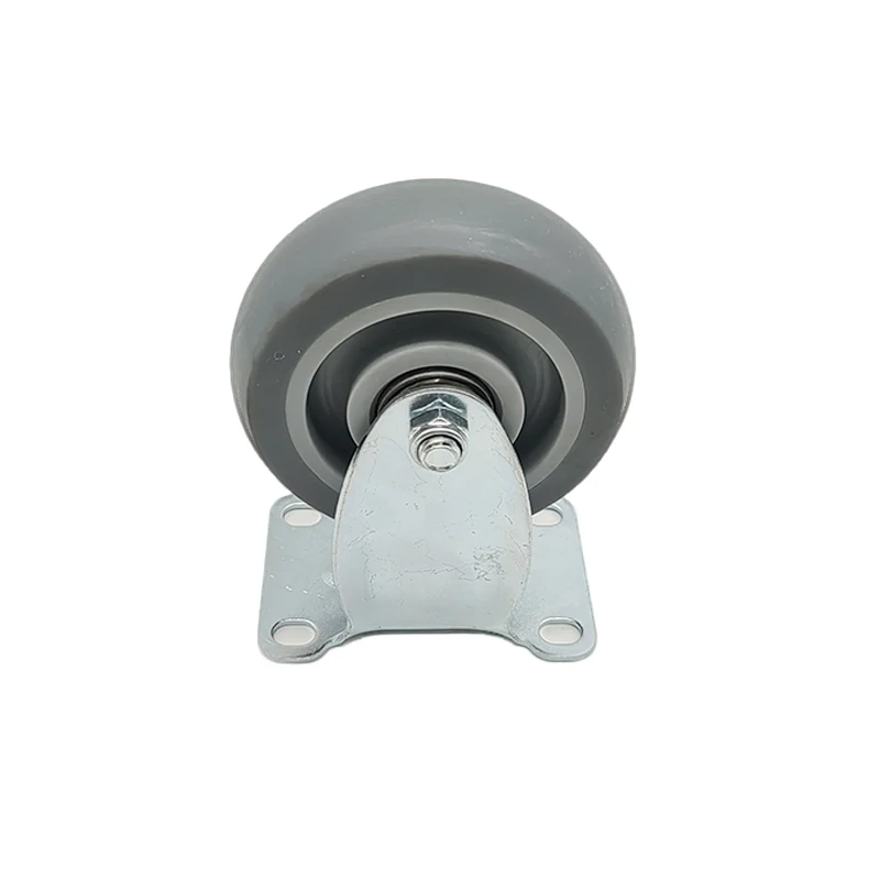 3'4'5' machinery equipment hand trolley swivel wheels medium duty PU caster wheels