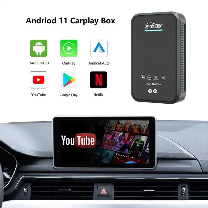 MMB android 11 система Мультимедиа автомобильный CarPlay Smartbox AI box USB-ключ для Volkswagen