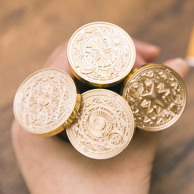 
Regal Letter Brass Head with Wooden Handle Wax Seal Stamp 