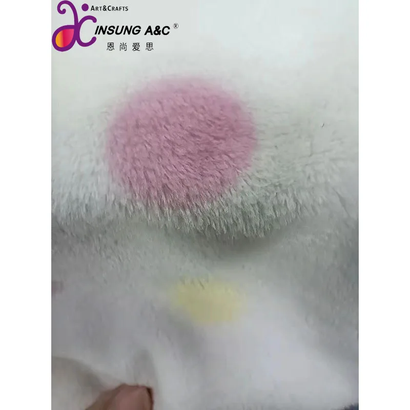 100% Polyester Super Soft High Quality Fur Fabric Short Plush Fur Fabric for Baby