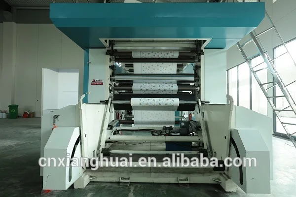 6 Color CI Type Flexo Printing Machine  Central Drum Flexo Press