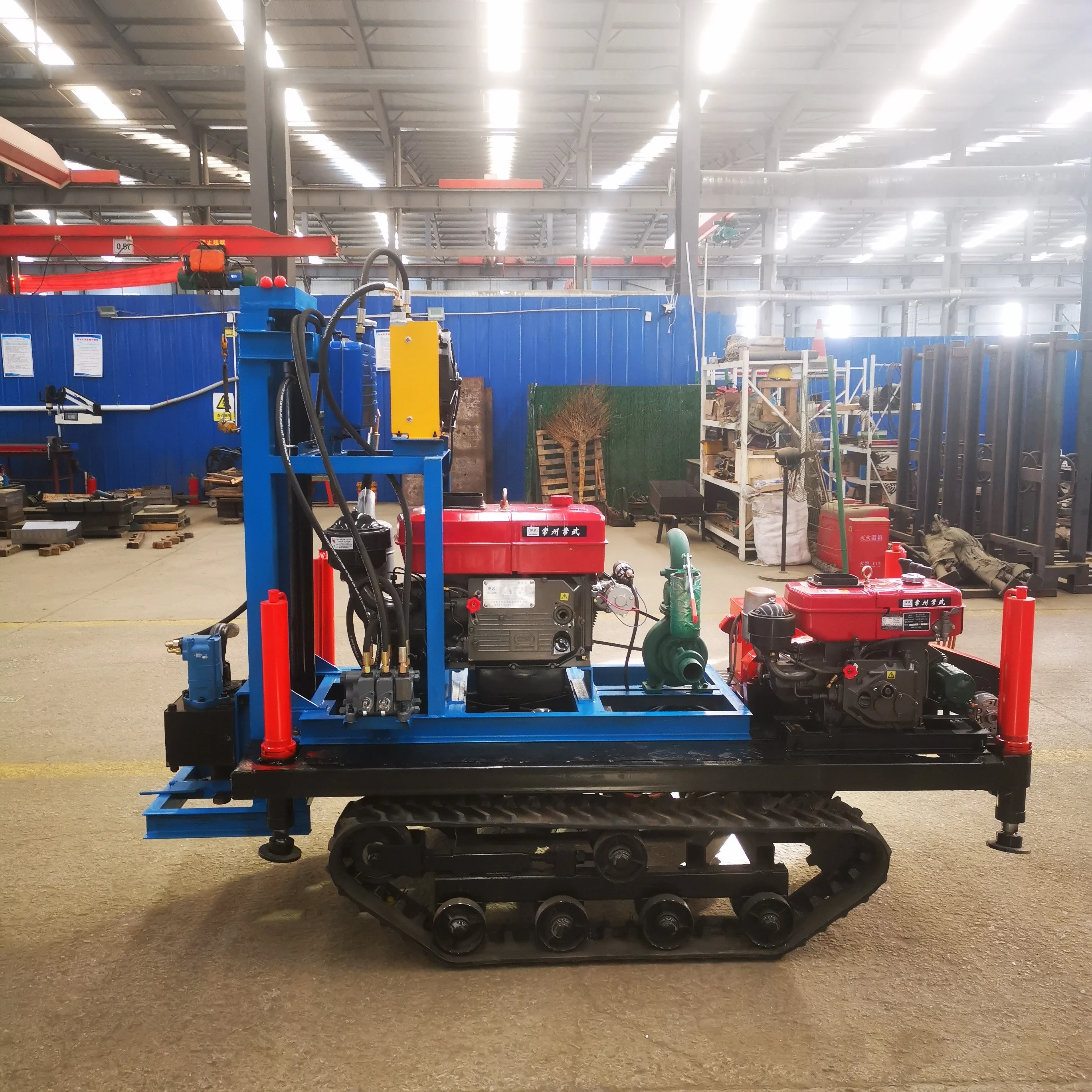 Hongrun drilling depth 100m mini atlas copco crawler chor drilling rig price for sale