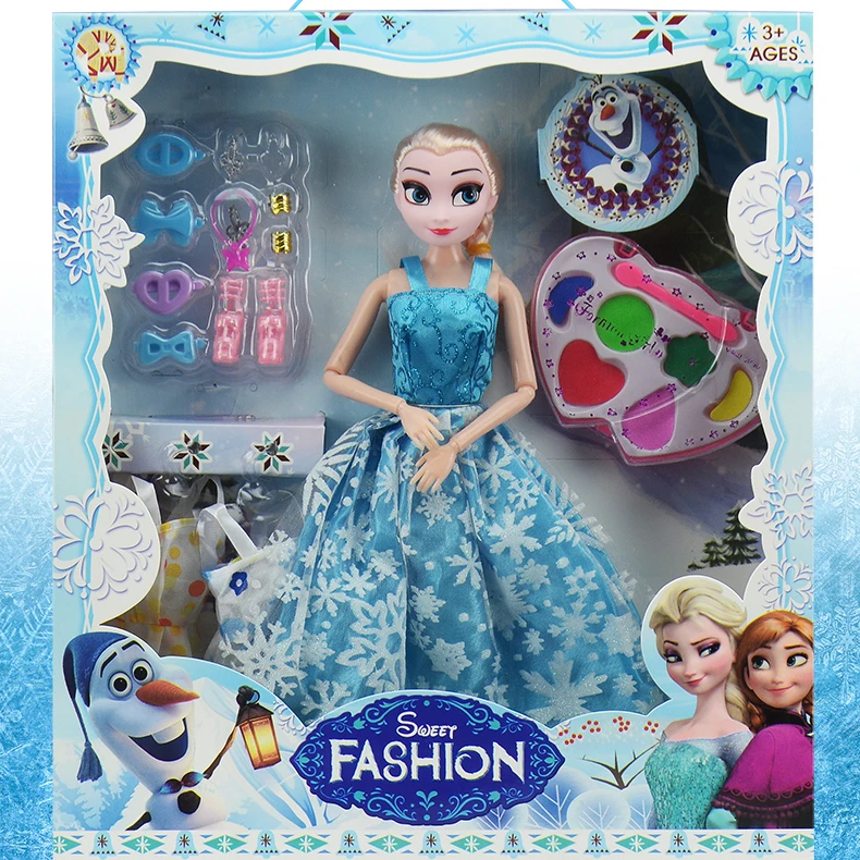 
2020 Wholesale hot cheap princess frozen elsa doll for girl 