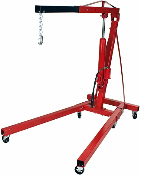 Hoist Assembly 2 Ton Foldable Shop Crane With Ce Certificate Folding Engine Crane Shop Crane For Lifting