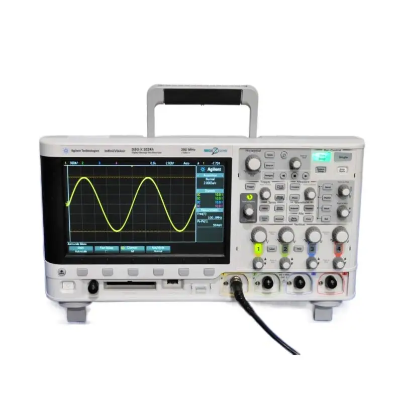Agilent DSO-X 2024A Oscilloscope 200MHz 4 Channel 2 GSa/s Calibrated LAN VGA
