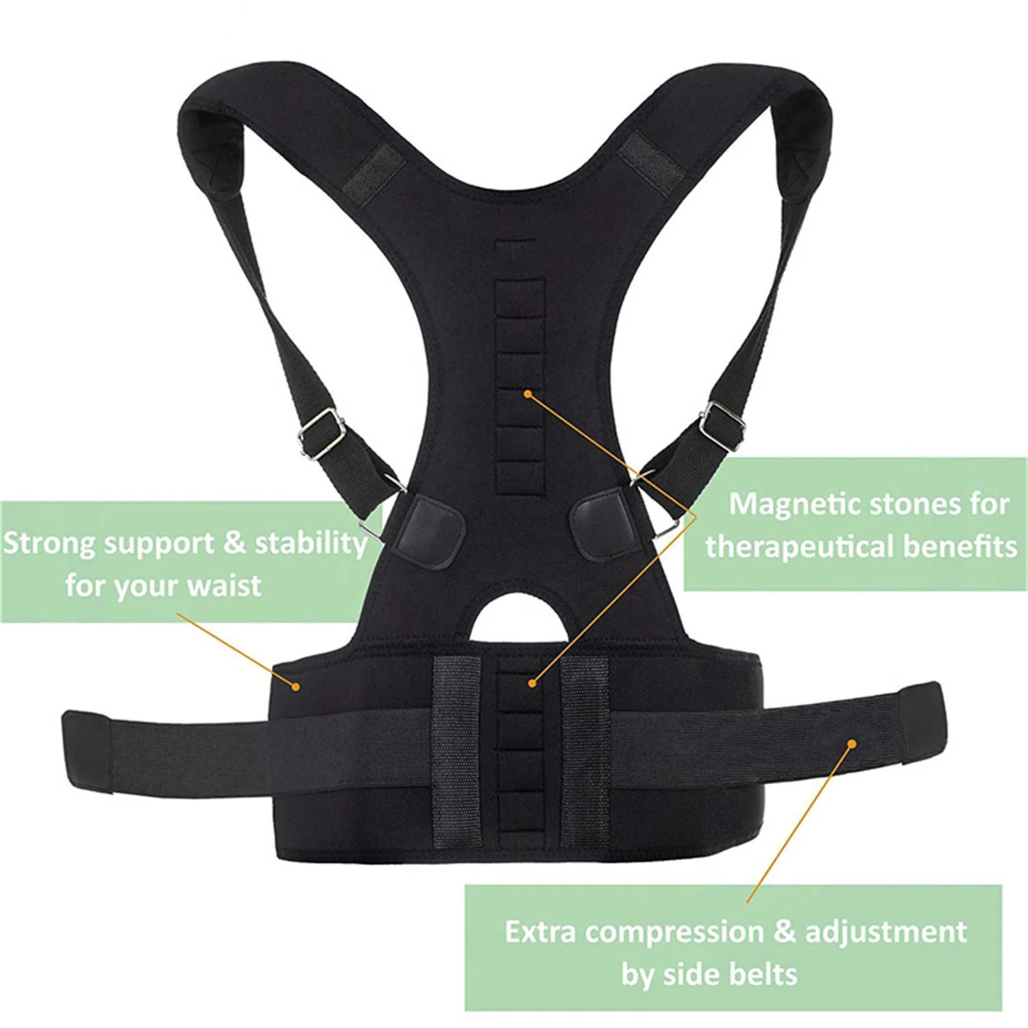 Adjustable Posture Corrector Corset Breathable Back Support Shoulder Lumbar Brace Support Straight Corrector for Men Women