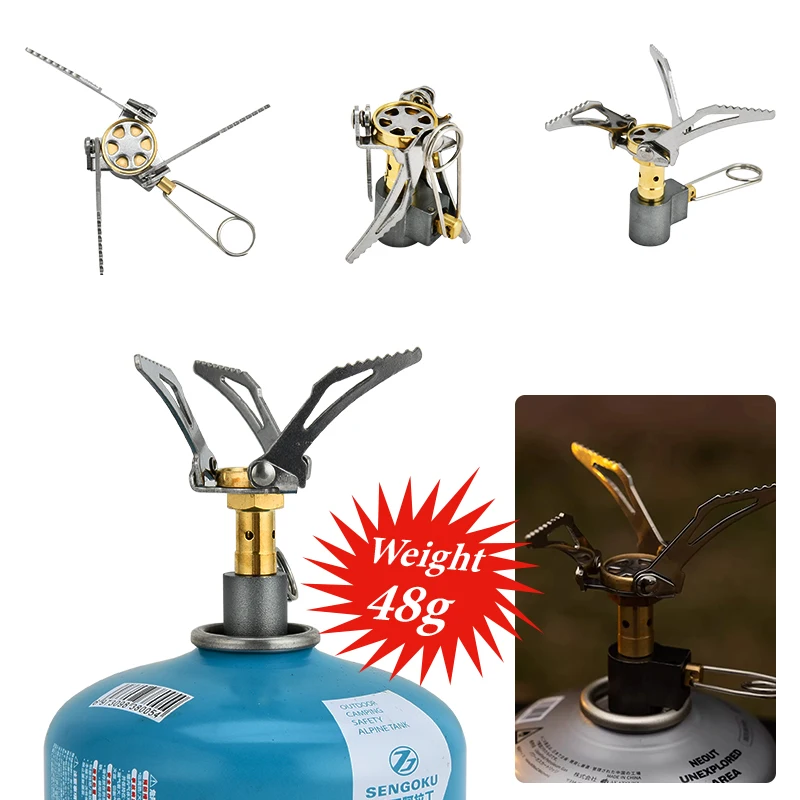 ORANGEGAZ  Mini Camping Gas Stove Palm Furnace Portable Gas Stove  With  Small Volume and Large Role