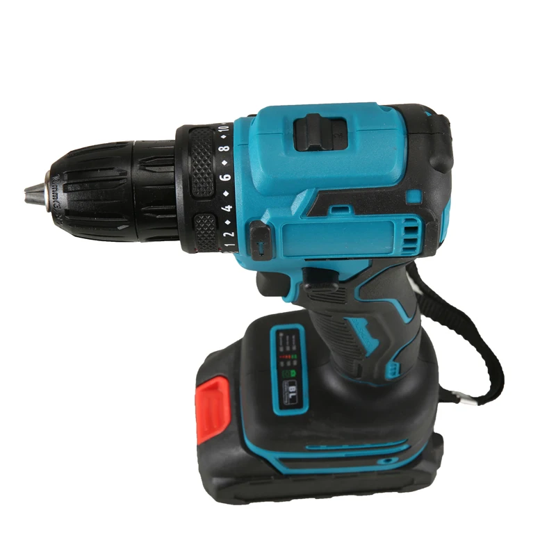 21v Cordless Electric Drill Portable Electric Tool Brushless Electric Lithium Rechargeable Drill
