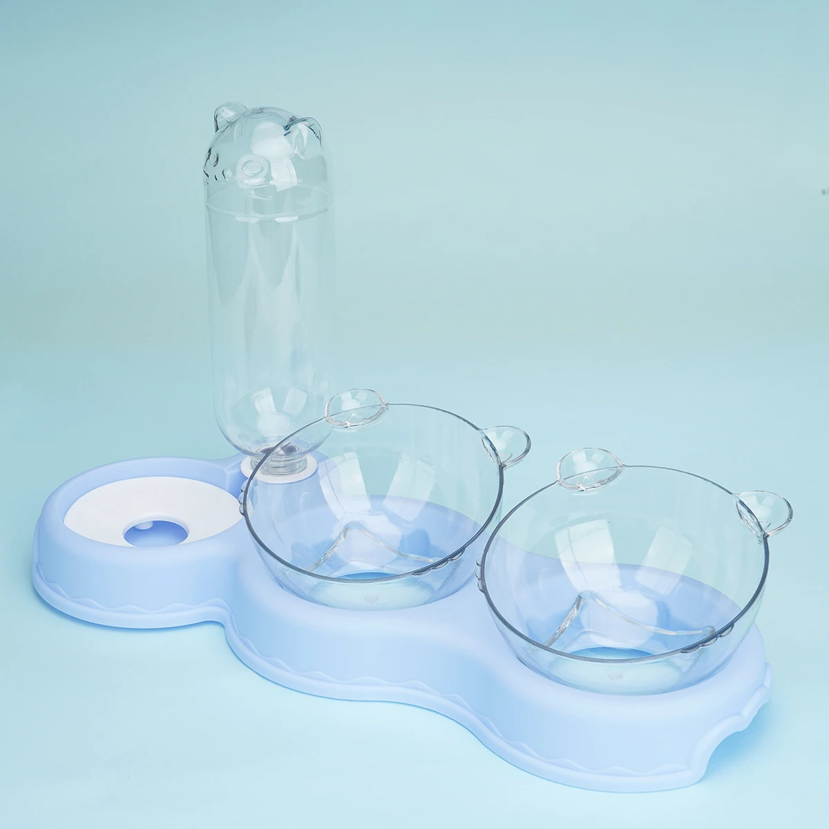 Pet Supplies Anti Slip 3 in 1 Cat Dog Bowl Pet Feeder Food Water Automatic Drinking Bottle Fountain pet water Dispenser