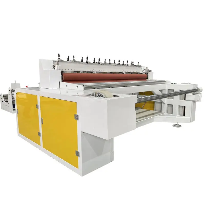 Microfiber Towel Cutting Machine Slitting Cloth Computer Operate Automatically