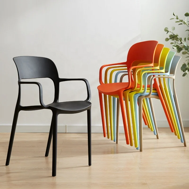 back and seat pp chair pp chairs hollow out outdoor garden plastic armchair