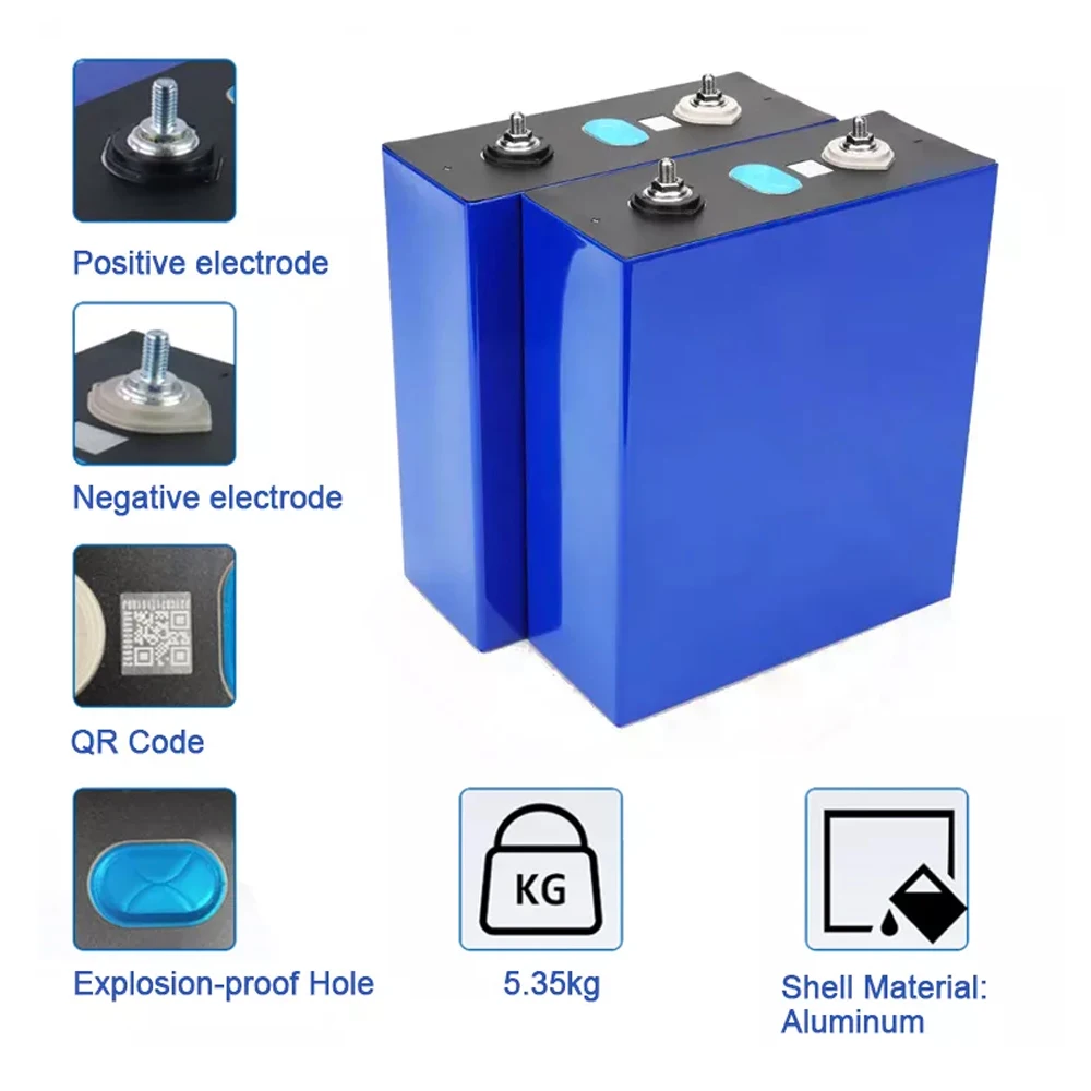Cheap  Eu Stock prismatic batteries lithium ion  3.2V 100Ah 200Ah 280Ah 280K 300Ah 320Ah 400ah Cell Lifepo4 battery