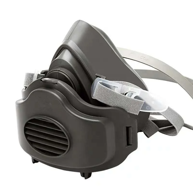 3200 3700 Set  Half Face Gas Dust Mask Reusable Half Mask Chemical Silicone Respirator Anti Air Pollution