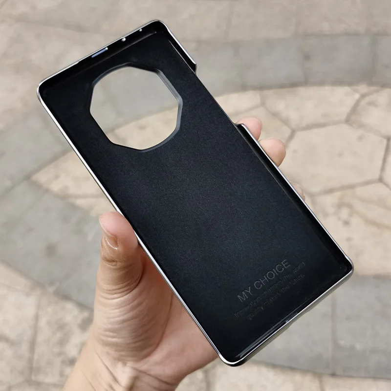 Luxury Carbon Fiber Leather Case for Huawei Mate 40RS Porsches Design Sports Car Electroplated Carbon Fiber Leather Back Cover