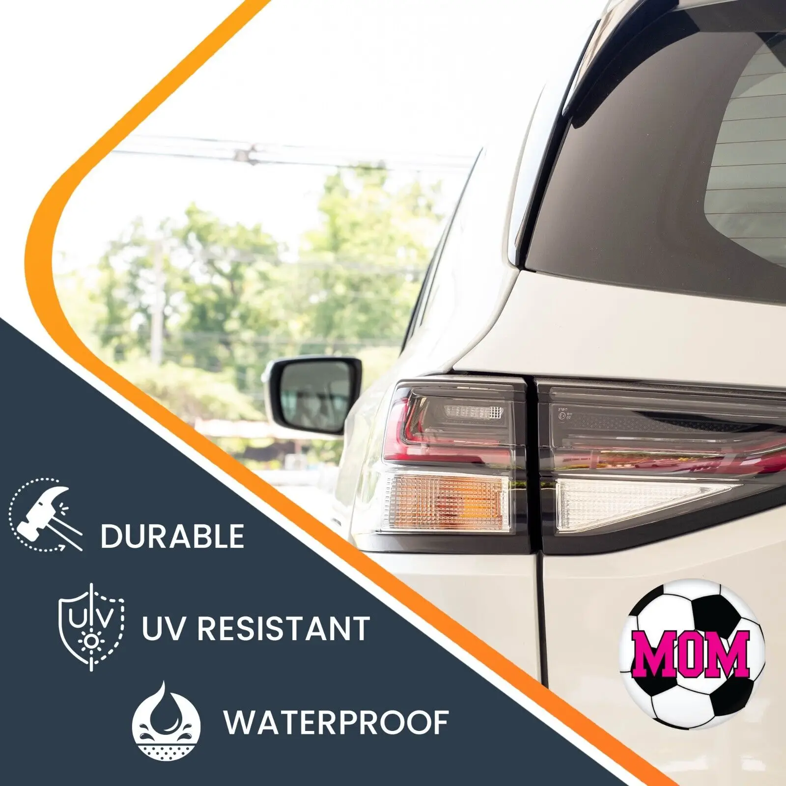 custom round soccer mom oval shaped magnets die cut