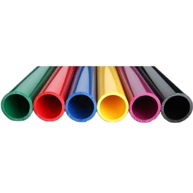 Direct factory customized ABS PE PP pvc clear tubes plastic extrusion manufactures tube furniture grade colored plastic pipes