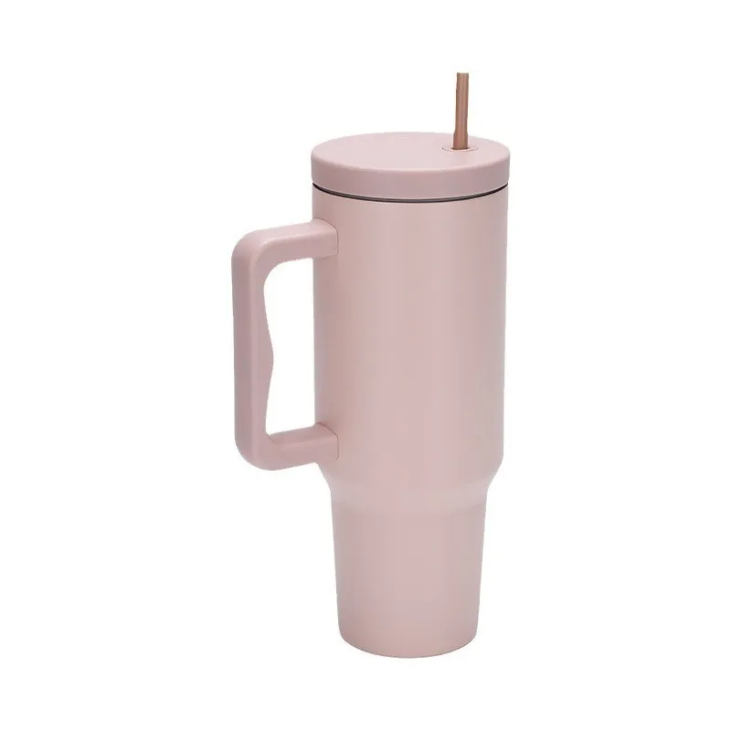 Smoon Hot Sales Stocked Double Wall Stainless Steel Tumblers Wholesale Bulk 40oz Tumbler with Handle for School Children Hike