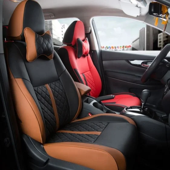 Wholesale Luxury Design Car Seat Cover Full Set  Leather Car Seat Covers