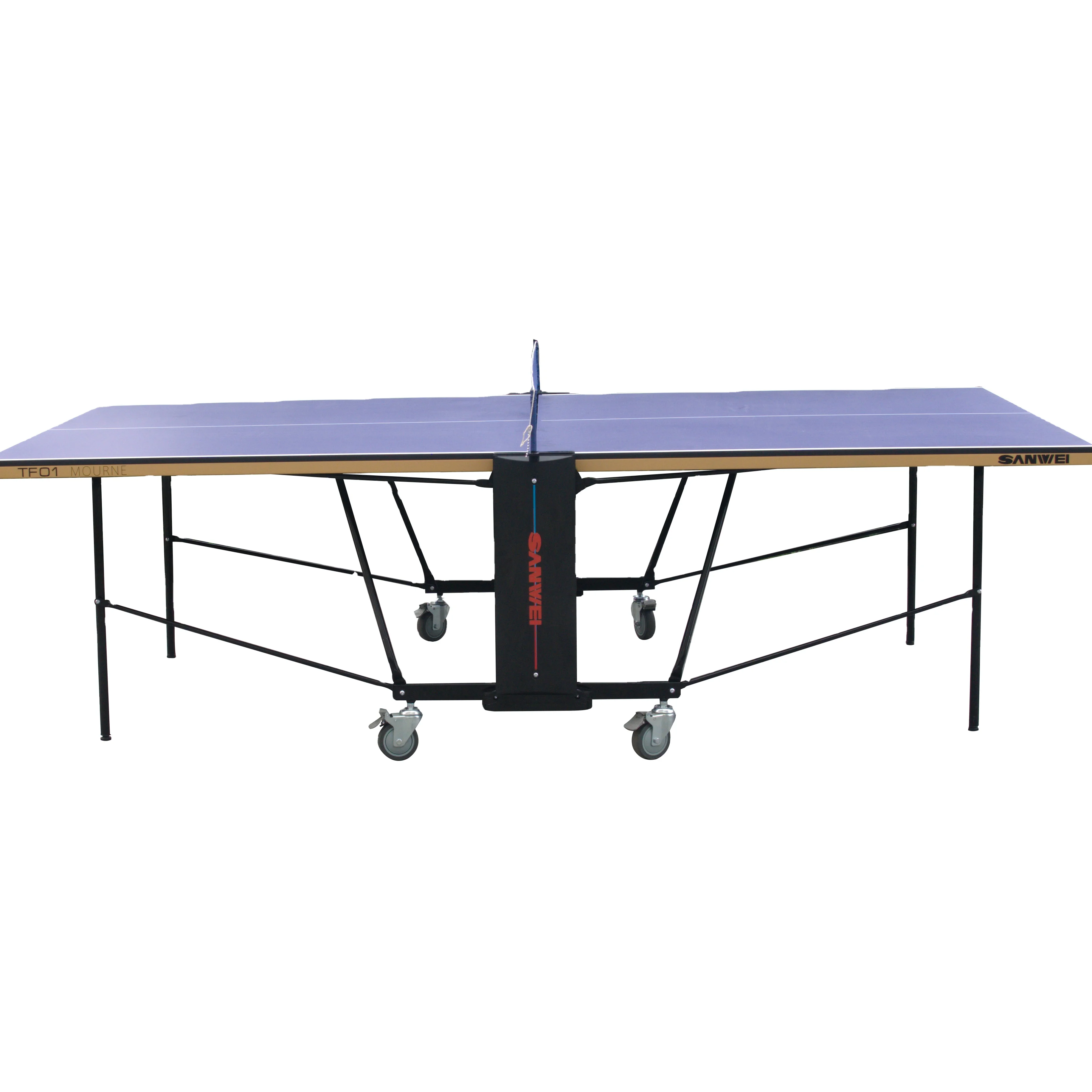 SANWEI TF-01 Mourne, the new saDouble Folding Movable Professional/official Competition table tennis table with beautiful design