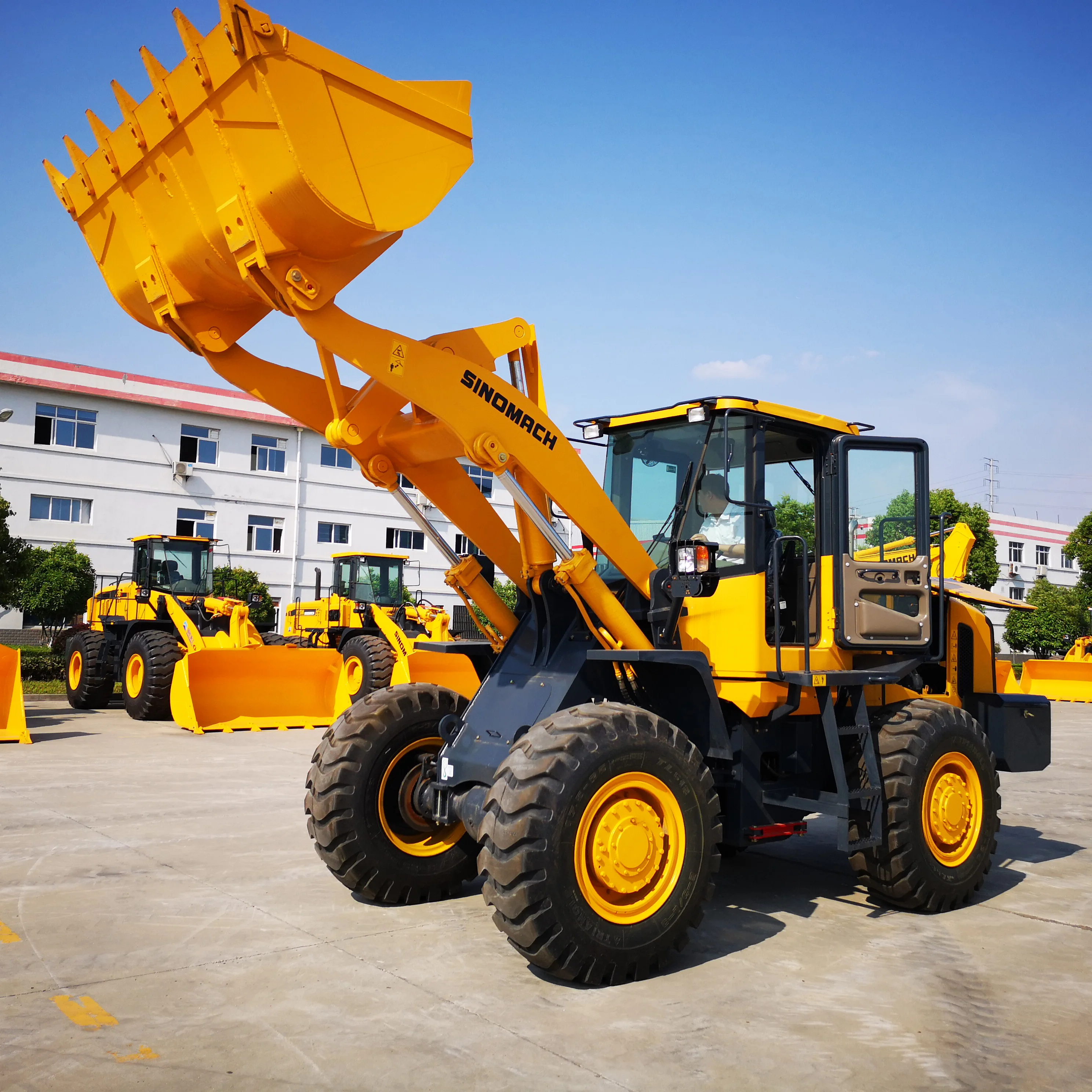 Multi Functional ZL30H Heavy machinery loader 3 tons wheel loader Front end loaders with clamps earth moving machine
