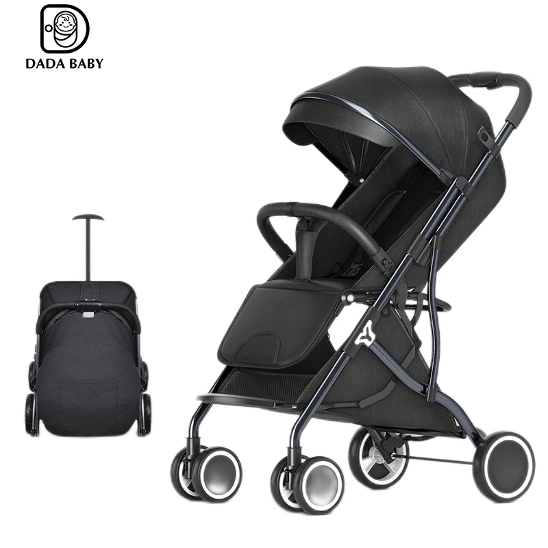 Foldable Cart Available on Plane Pram Lightweight Baby Stroller Up to 25 Kg One Click Collection Factory Customized Strollers