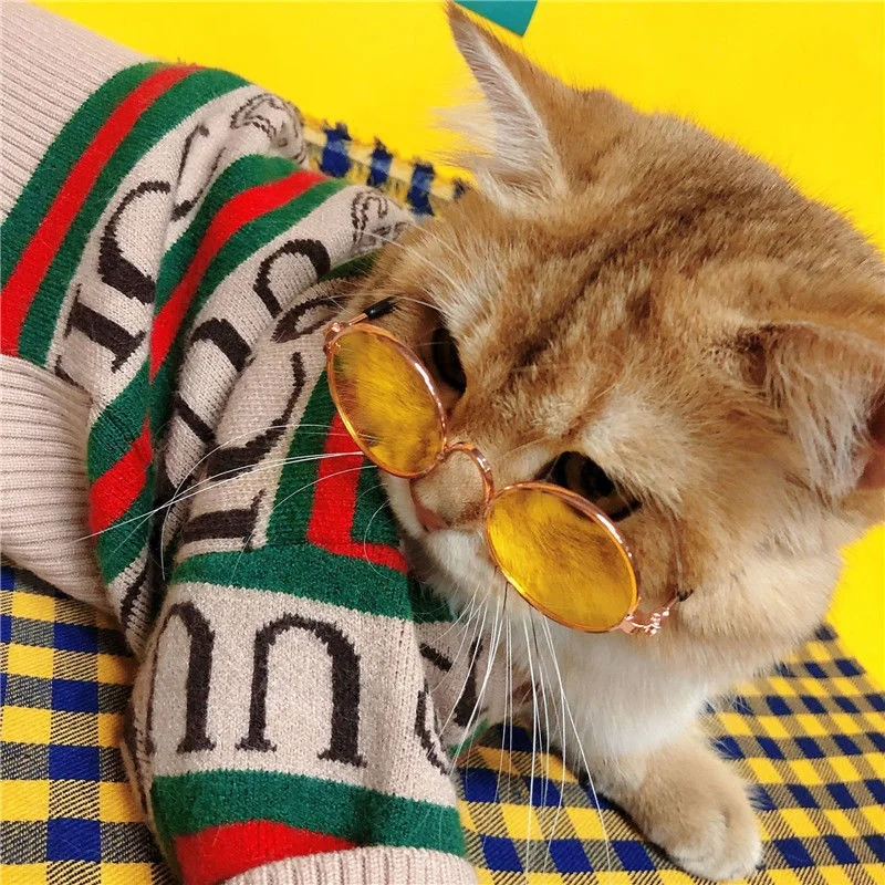 Customized Wholesale Luxury Teddy Brand Fashion Cute Patter Knit Cardigan Pet Clothes Dog Sweaters For Small Dog