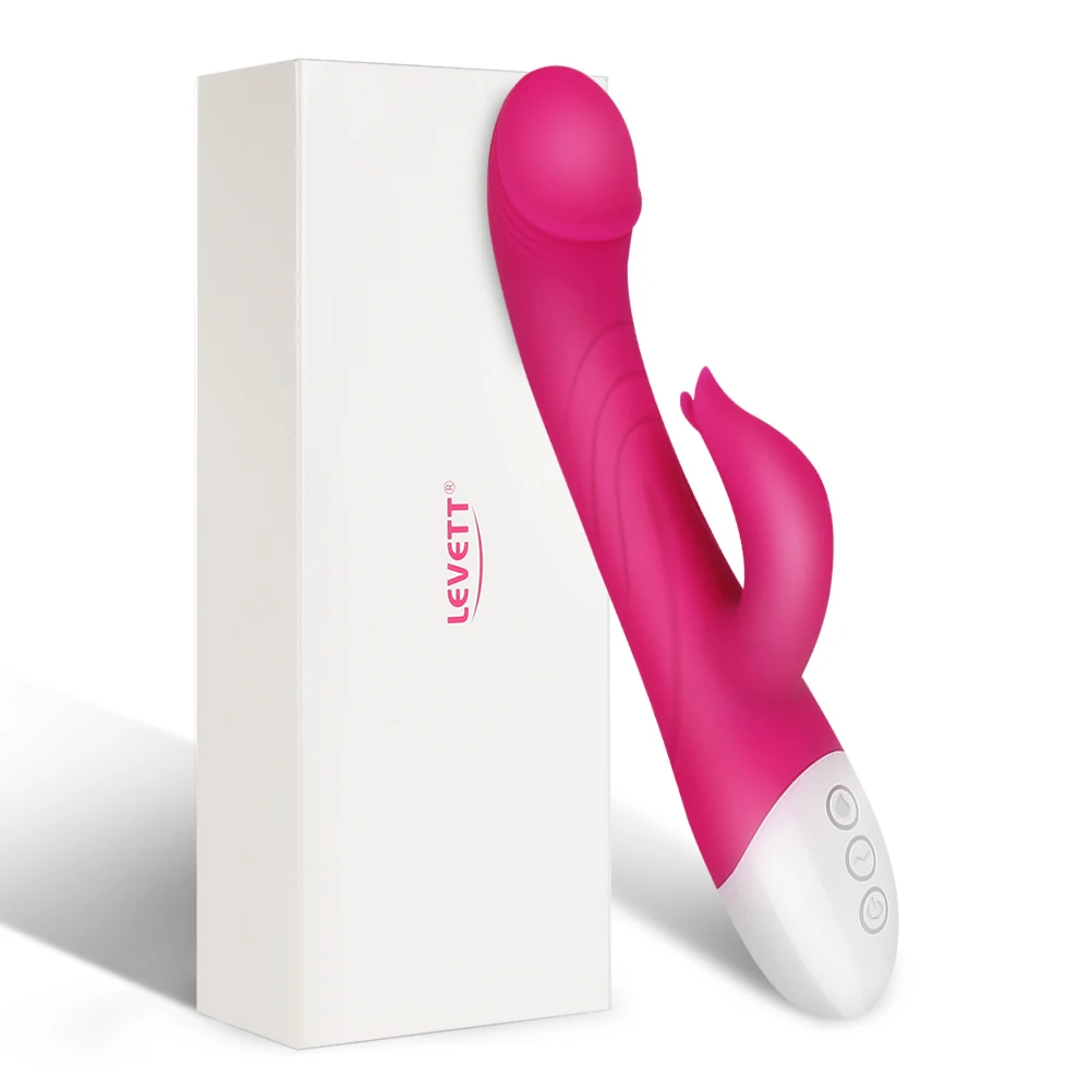 
Levett clitoris vibrator auto heating waterproof silicone g spot rabbit vibrator vagina toys sex adult 