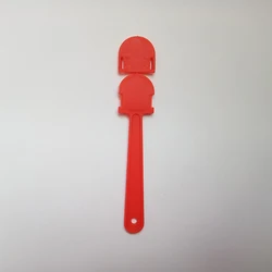 black and blue plastic hand fan handle sticks