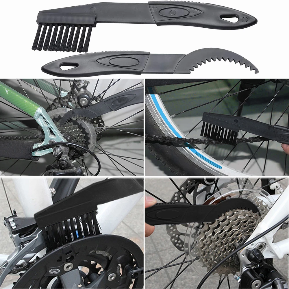 Plastic Chain Cleaner Tool  Multi Functional Chain Crankset Brush for Motorcycle MTB Mountain Road Bike