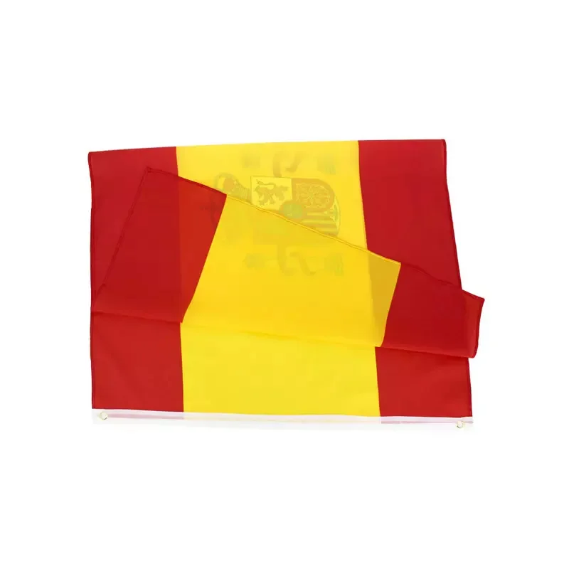 Chinese Factory NX Bulk Selling 3*5 Feet Huge 100% 75d Polyester Support  Spain National Flag With Good Source