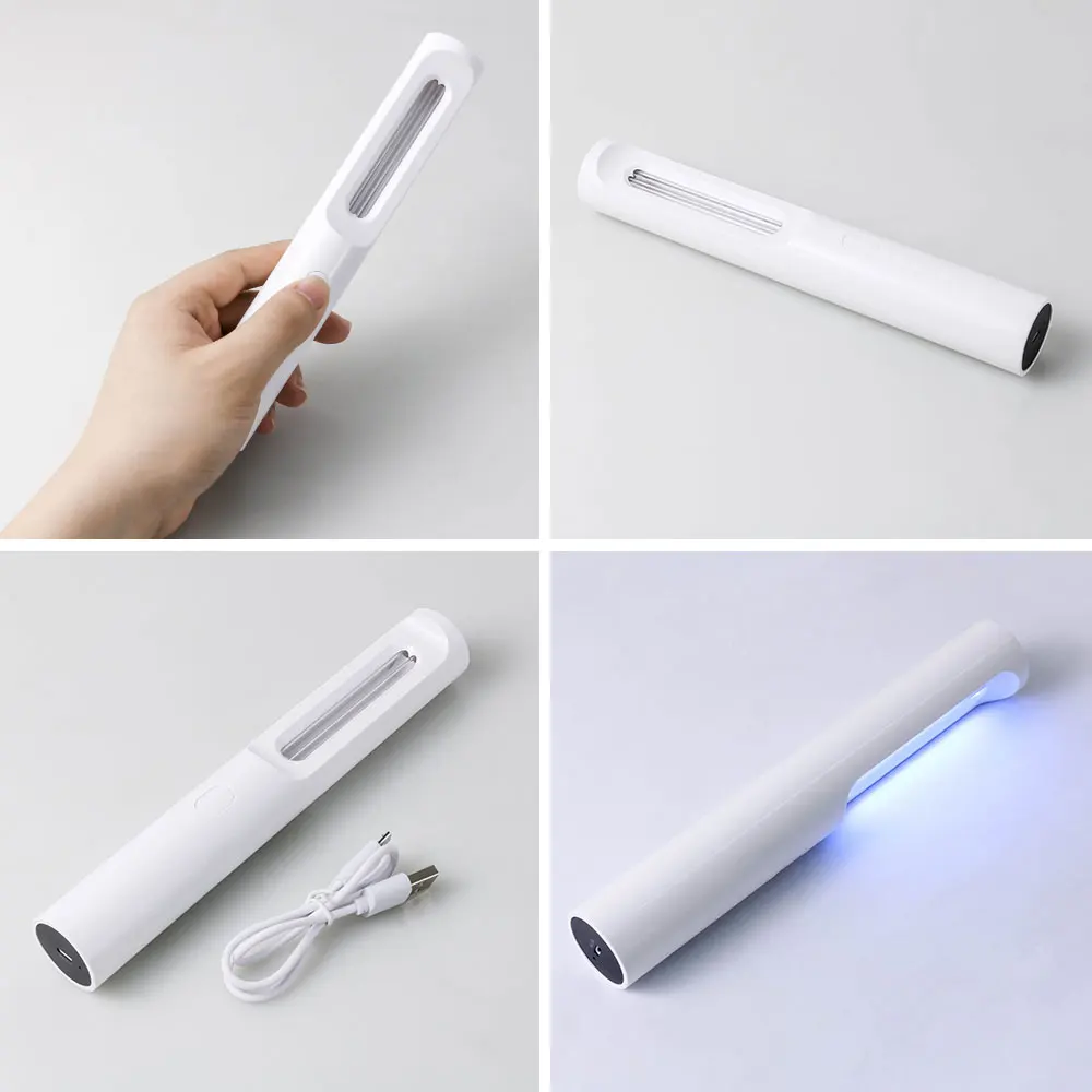Portable Mini Household Sterilizer Hand Sterilizer Room Handheld Mobile Small LED Uvc Lamp Uv Sterilization Stick
