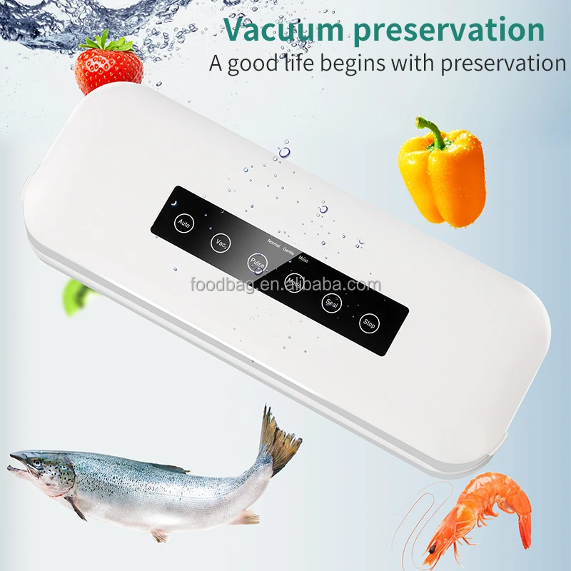 China Factory Home Tabletop Kitchen Appliances Fresh Automatic Seal Vaccum Saver Machine Heat Packing Food Vacuum Sealer