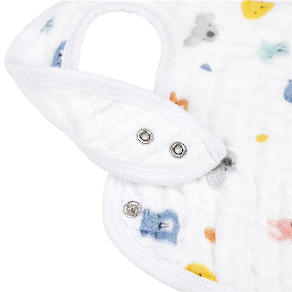 100% Muslin Cotton Bibs Baby Bandana Drool Bibs for Teething and Drooling Unisex Baby Bibs for Boys and Girls