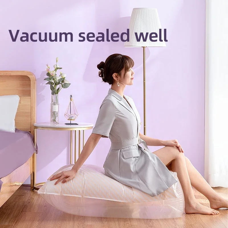 Taili Vacuum Cube Storage Plastic Bags Cloth Blanket Organizer Space Saver Pack Compressed Large Bag